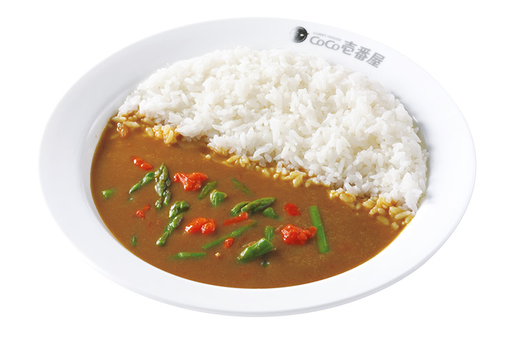 トマトアスパラカレー