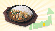 岐阜・愛知（共に一部店舗）限定　鶏ちゃんカレー