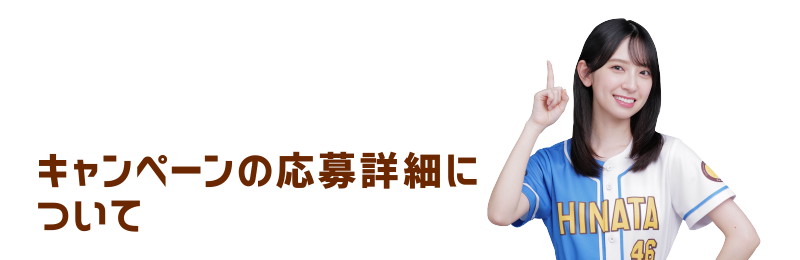 キャンペーンの応募詳細について