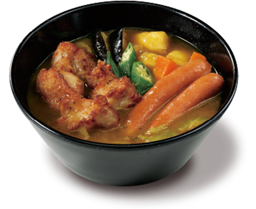 ローストチキンスープカレー プラス ソーセージ（2本）