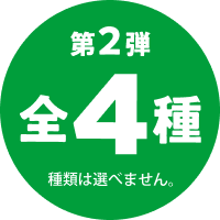 第2弾、全4種。種類は選べません