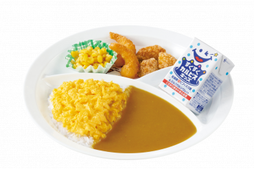お子さまメニュー｜お子さまオムカレー プチエビフライ