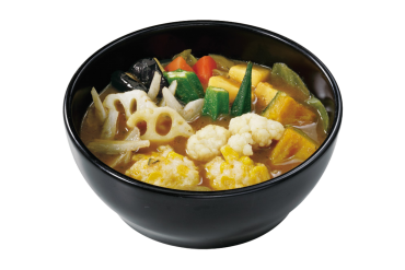 期間限定メニュー｜ベジタブルスープカレー(ライス付)