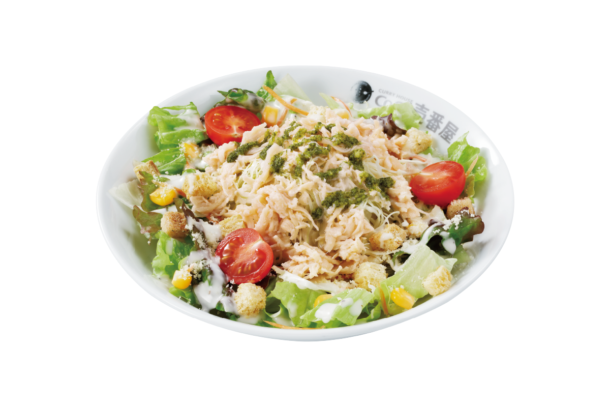 サラダ チキン バジル