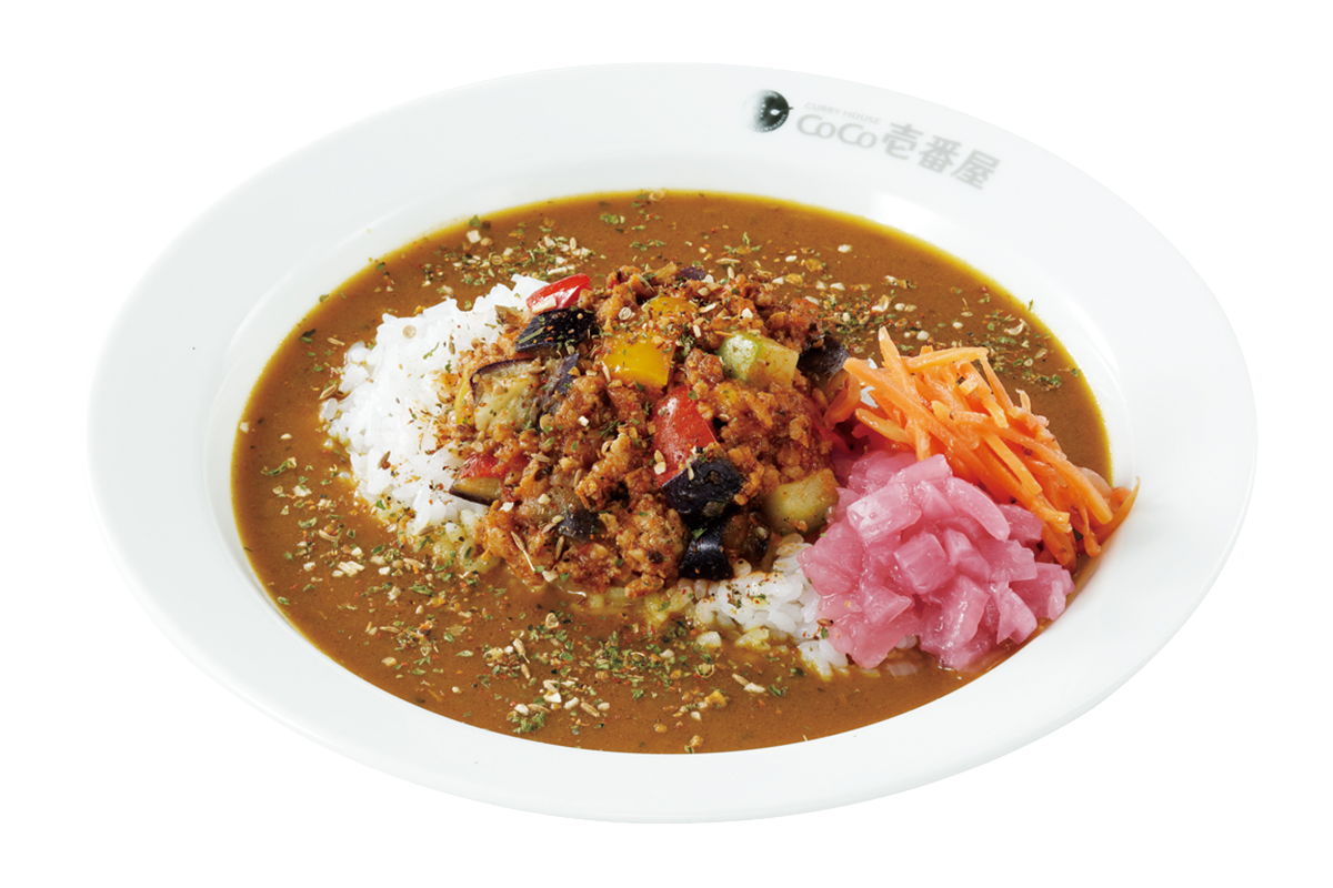 彩り野菜とキーマのスパイスカレー ココイチのメニュー カレーハウスcoco壱番屋