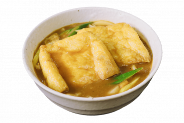 "竹田"の油揚げねぎうどん