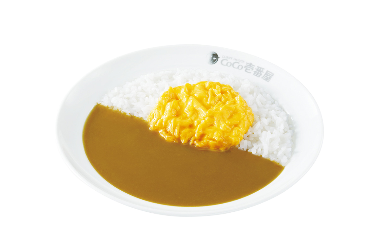 ハーフポークカレー＋ハーフスクランブルエッグ