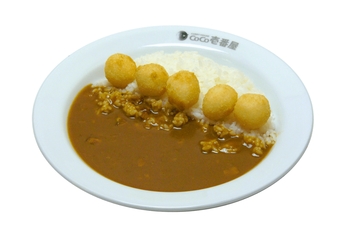 うずら卵フライカレー