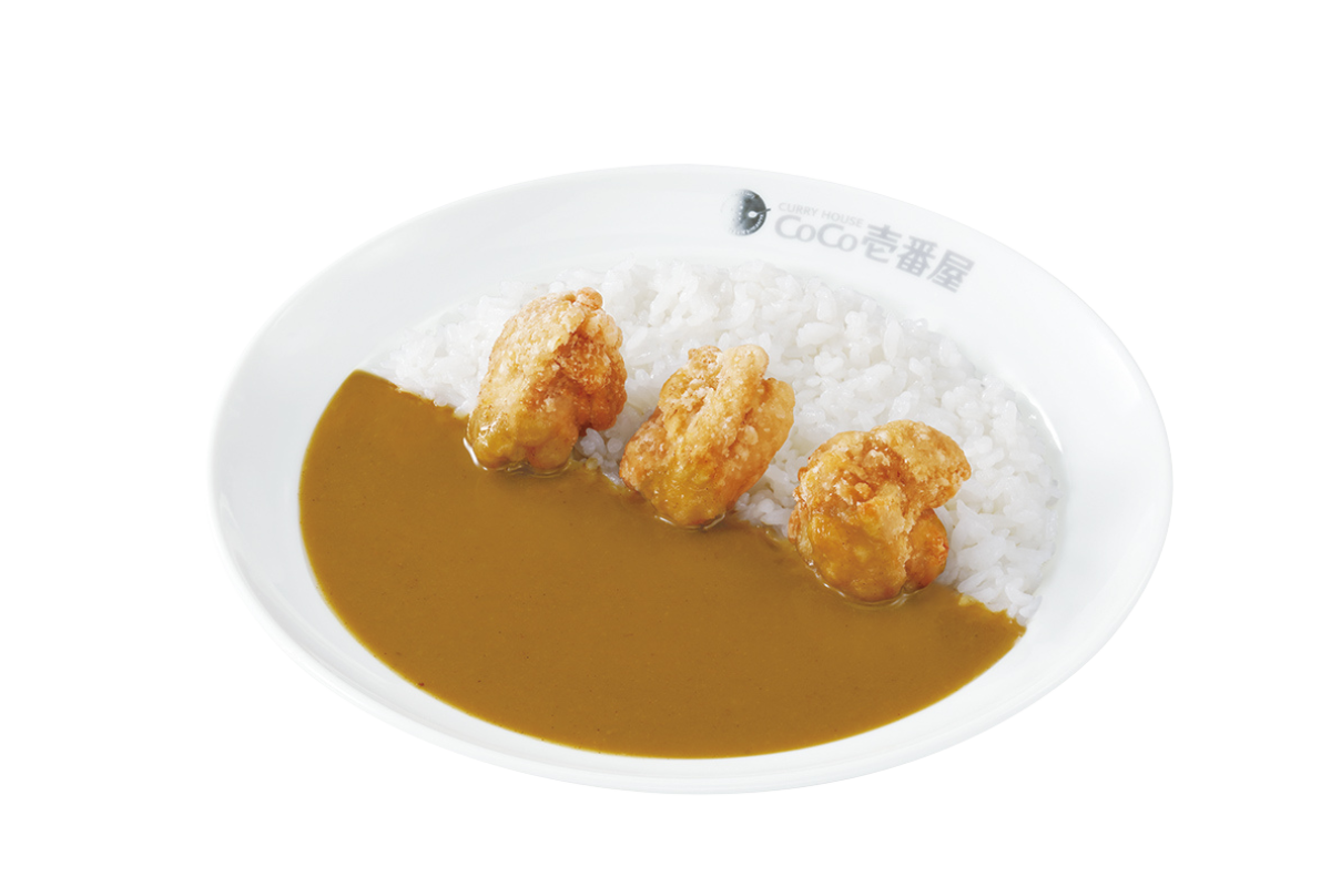 ハーフポークカレー＋フライドチキン(3個)