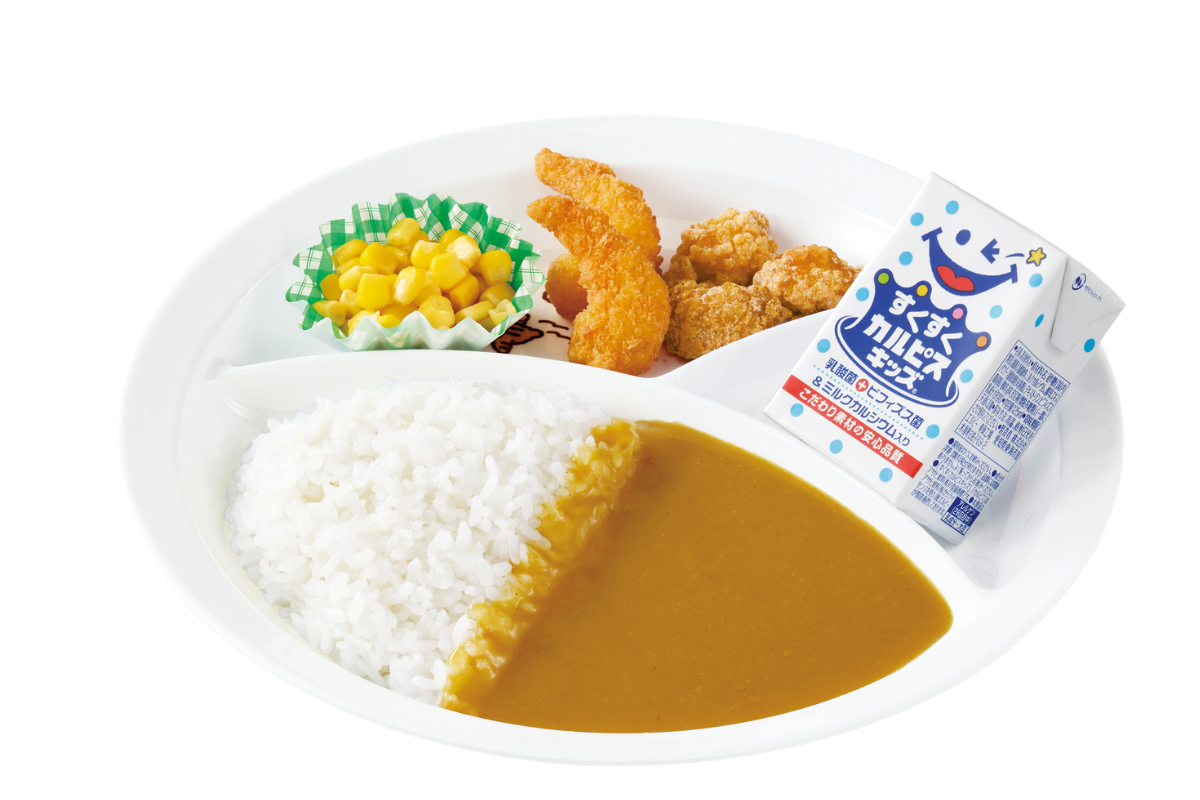 お子さまカレー プチエビフライ