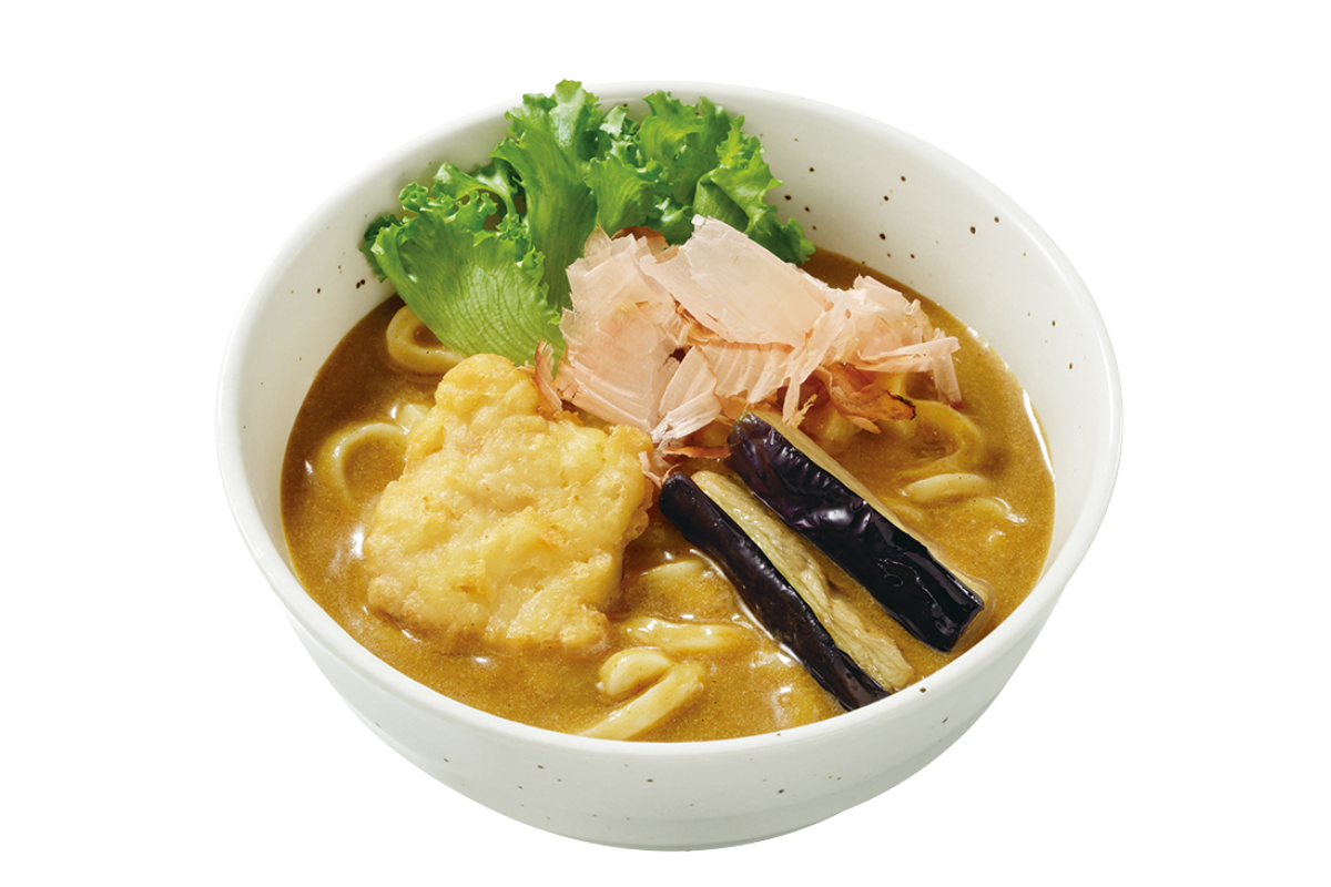冷やしカレーうどん（鶏天付）