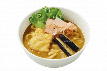期間限定メニュー｜冷やしカレーうどん（鶏天付）