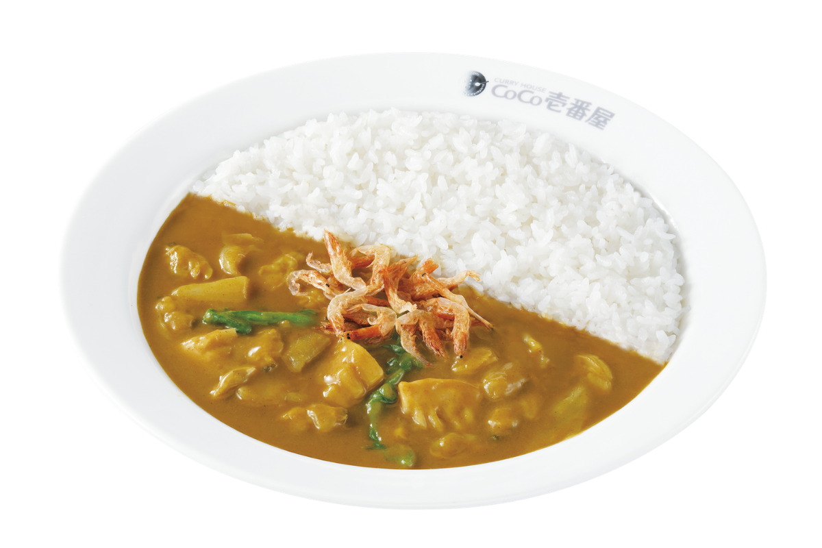 桜えびとあさりの春野菜カレー