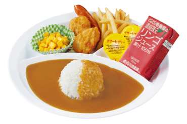 お子さまメニュー｜お子さまカレー　チキンナゲット＆ソーセージ