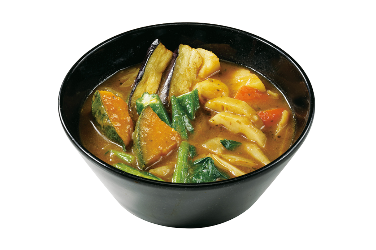 かぼちゃと冬野菜スープカレー(ライス付)