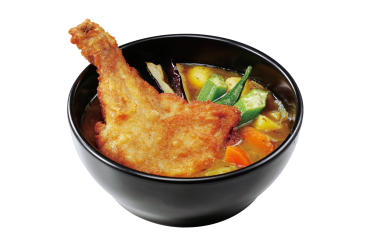 期間限定メニュー｜骨付きチキンスープカレー(ライス付)