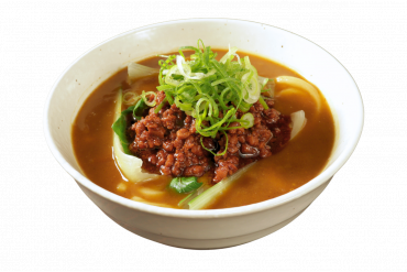 肉味噌カレーうどん